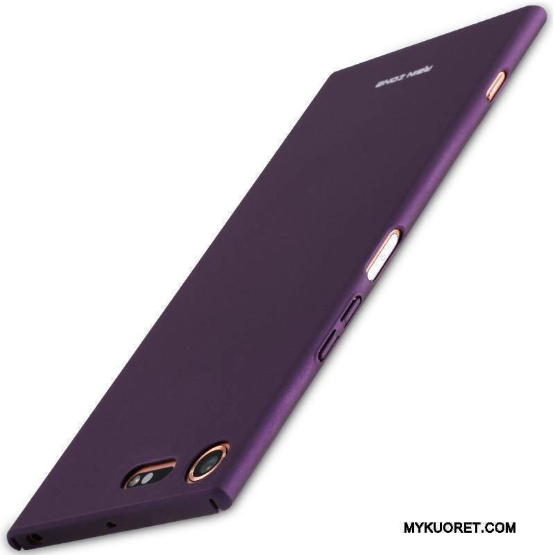 Kuori Sony Xperia Xz Premium Laukut Puhelimen Kuoret Syvä Väri, Kotelo Sony Xperia Xz Premium Suojaus Violetti