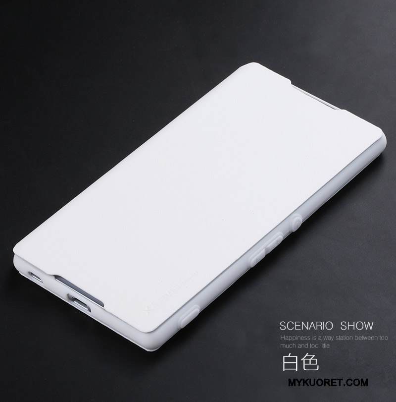 Kuori Sony Xperia Z3+ Kuoret Yksinkertainen Valkoinen, Kotelo Sony Xperia Z3+ Laukut Ultra Ohut