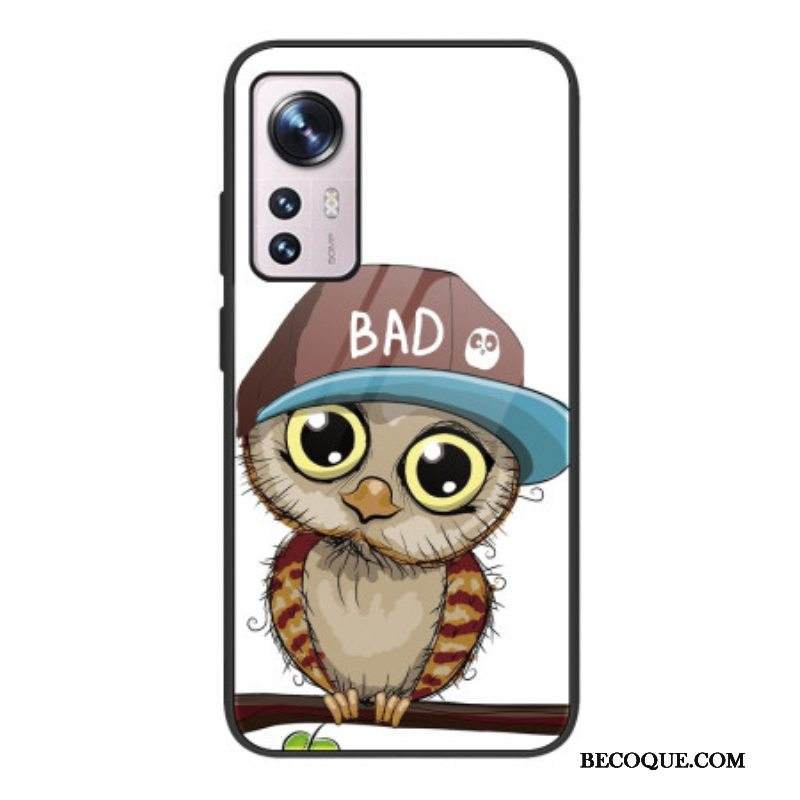 Kuori Xiaomi 12 / 12X Bad Owl Karkaistu Lasi