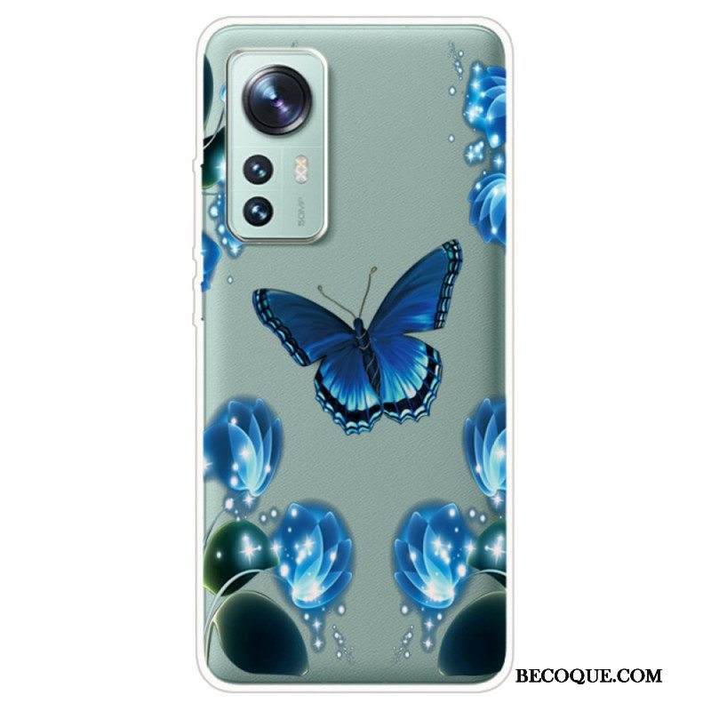 Kuori Xiaomi 12 / 12X Enchanted Butterfly Silikoni