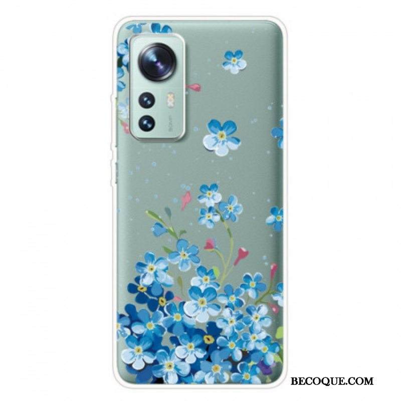 Kuori Xiaomi 12 Pro Sinisiä Kukkia