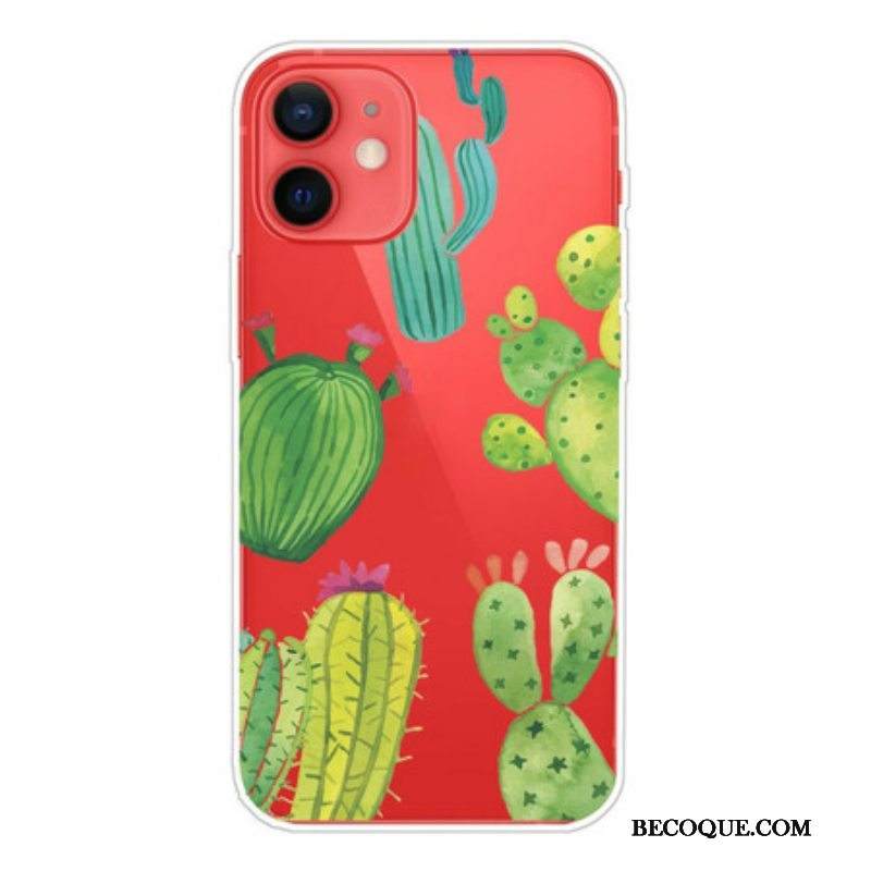 Kuori iPhone 13 Mini Akvarelli Kaktukset