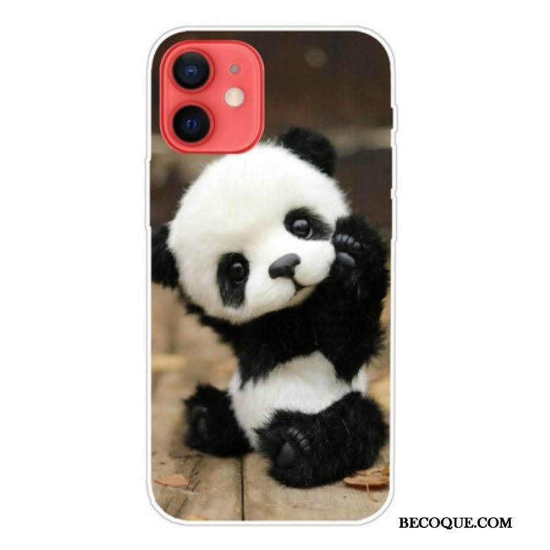 Kuori iPhone 13 Mini Joustava Panda