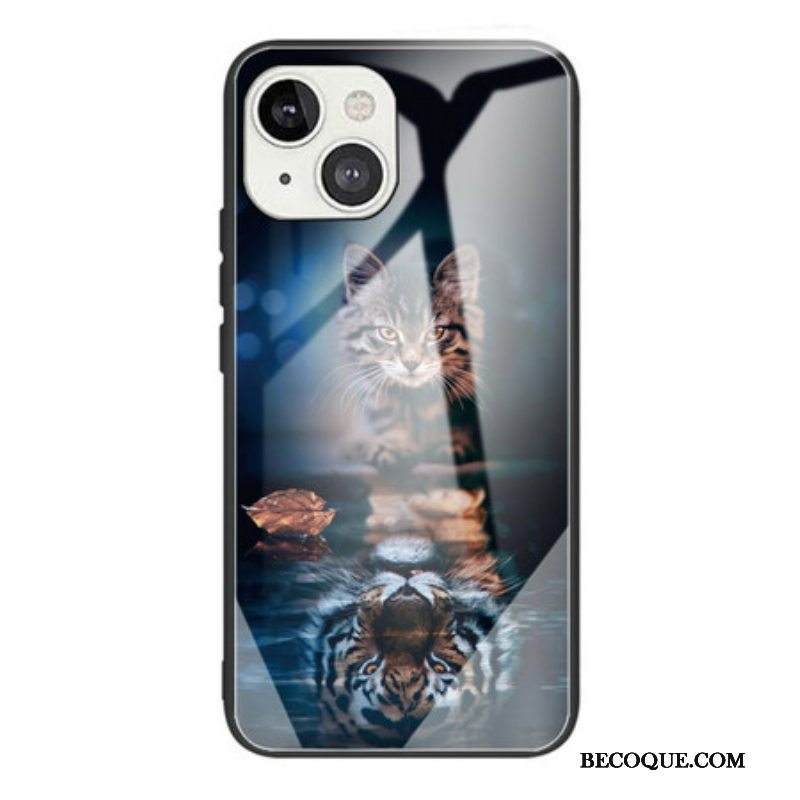 Kuori iPhone 13 Mini My Tiger Tempered Glass