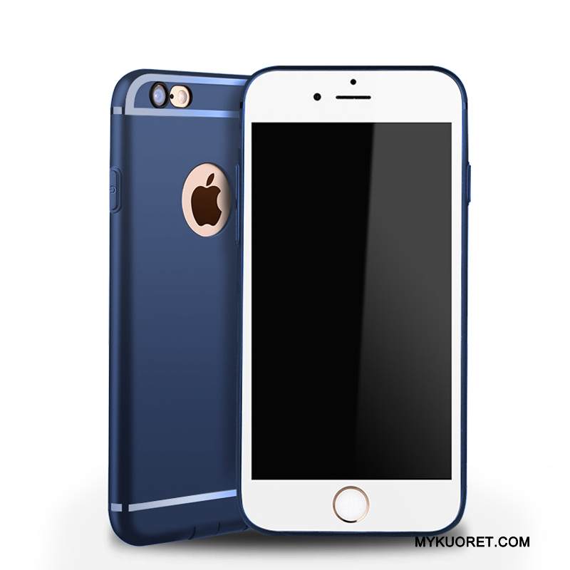 Kuori iPhone 6/6s Plus Laukut Puhelimen Kuoret Sininen, Kotelo iPhone 6/6s Plus Pehmeä Neste Pesty Suede