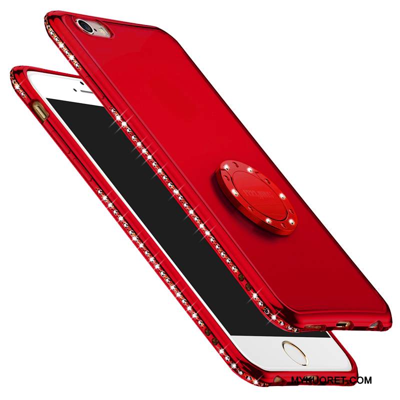 Kuori iPhone 6/6s Plus Laukut Punainen Murtumaton, Kotelo iPhone 6/6s Plus Pehmeä Neste Puhelimen Kuoret Trendi