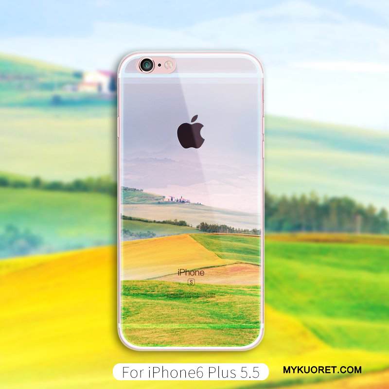Kuori iPhone 6/6s Plus Luova Vihreä Taide, Kotelo iPhone 6/6s Plus Uusi Kiinalainen Tyyli