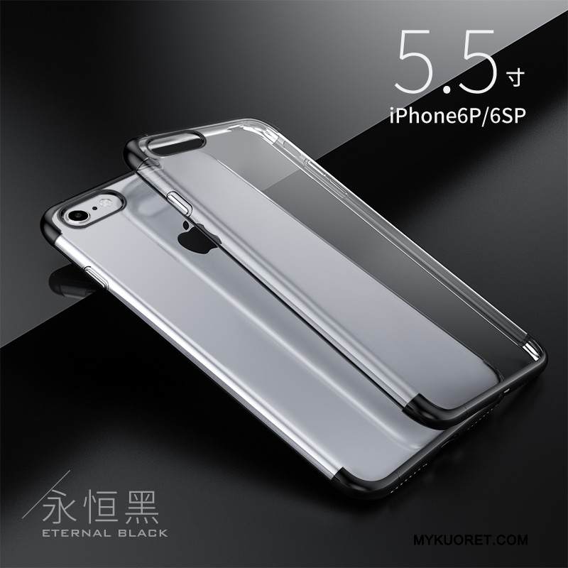 Kuori iPhone 6/6s Plus Silikoni Murtumaton Läpinäkyvä, Kotelo iPhone 6/6s Plus Laukut Puhelimen Kuoret Pinnoitus