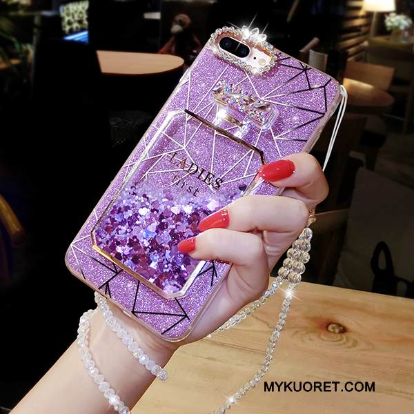 Kuori iPhone 7 Laukut Puhelimen Kuoret Tide-brändi, Kotelo iPhone 7 Silikoni Violetti Murtumaton