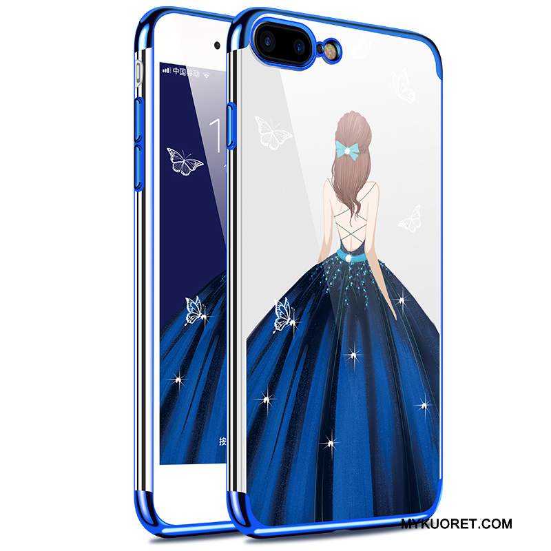 Kuori iPhone 7 Plus Laukut Puhelimen Kuoret Sininen, Kotelo iPhone 7 Plus Silikoni Pinnoitus Ultra
