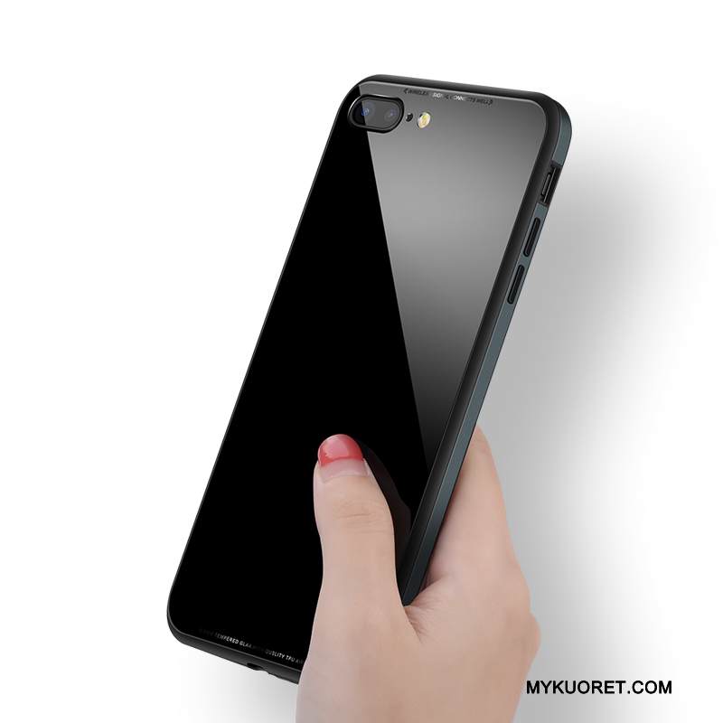 Kuori iPhone 8 Laukut Murtumaton Lasi, Kotelo iPhone 8 Silikoni Musta Uusi