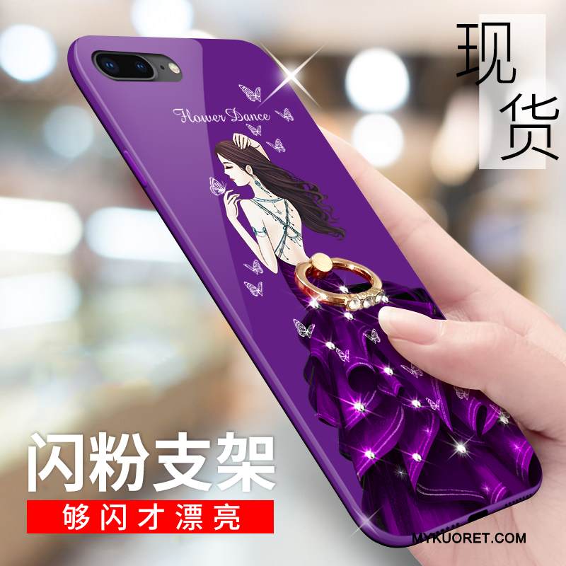 Kuori iPhone 8 Laukut Puhelimen Kuoret Violetti, Kotelo iPhone 8 Silikoni Tide-brändi