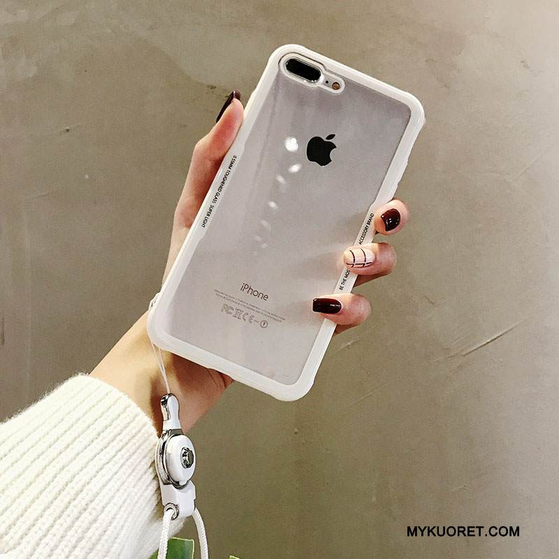 Kuori iPhone 8 Luova Puhelimen Kuoret Ripustettavat Koristeet, Kotelo iPhone 8 Suojaus Tide-brändi Läpinäkyvä