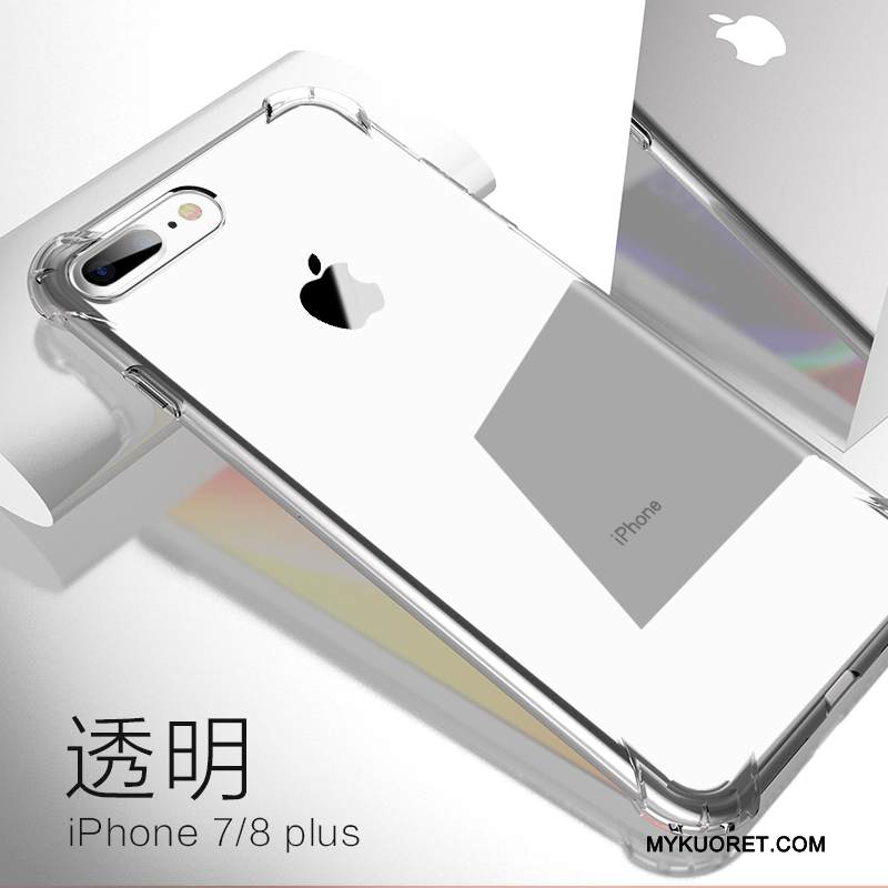 Kuori iPhone 8 Plus Laukut Puhelimen Kuoret Suupaltti, Kotelo iPhone 8 Plus Silikoni Murtumaton Jauhe