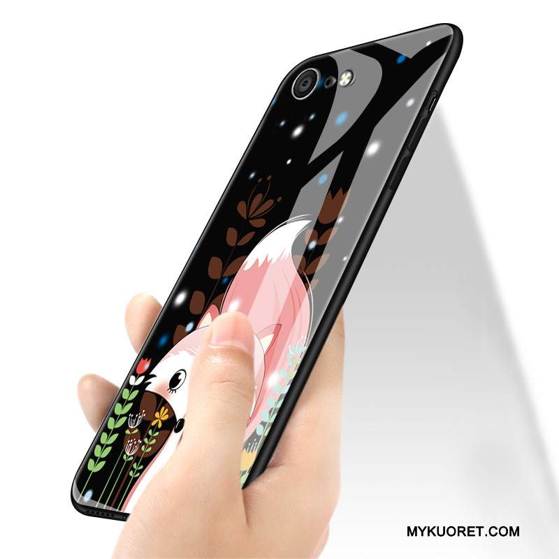 Kuori iPhone 8 Silikoni Murtumaton Lasi, Kotelo iPhone 8 Suojaus Puhelimen Kuoret Kova