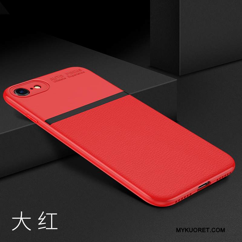 Kuori iPhone 8 Ylellisyys Murtumaton Tide-brändi, Kotelo iPhone 8 Laukut Punainen Puhelimen Kuoret