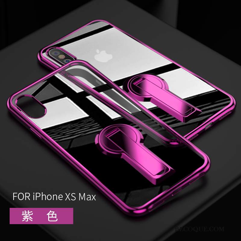 Kuori iPhone Xs Max Tuki Puhelimen Kuoret Tide-brändi, Kotelo iPhone Xs Max Silikoni Violetti Uusi