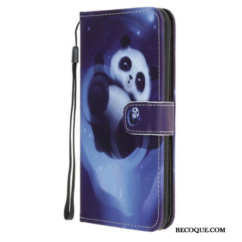 Nahkakotelo iPhone 13 Mini Panda Space