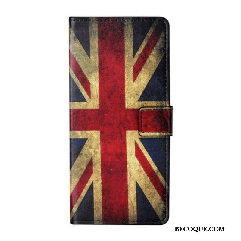 Nahkakotelo iPhone 13 Pro Englannin Lippu
