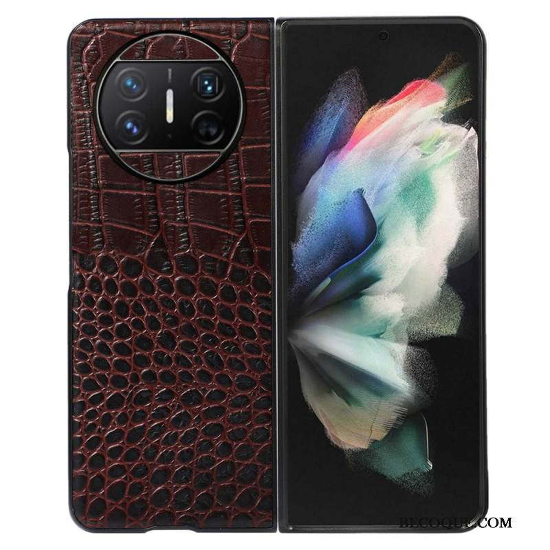 Case Huawei Mate X3 Puhelinkuoret Aitoa Krokotiilinnahkaa