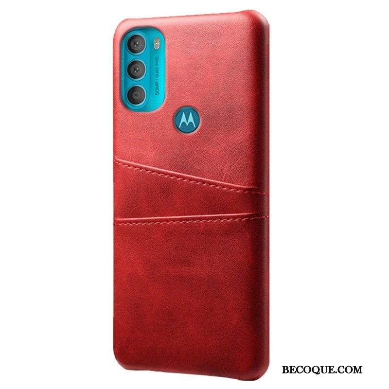 Case Moto G71 5G Ksq-korttikotelo