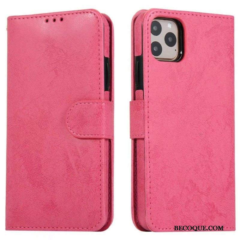 Case Nahkakotelo iPhone 14 Vintage Irrotettava