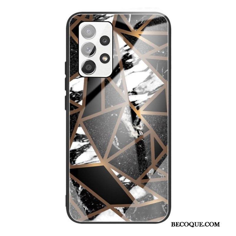 Case Samsung Galaxy A53 5G Geometria Marmori Karkaistu Lasi