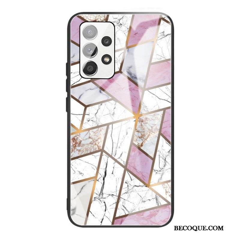 Case Samsung Galaxy A53 5G Geometria Marmori Karkaistu Lasi