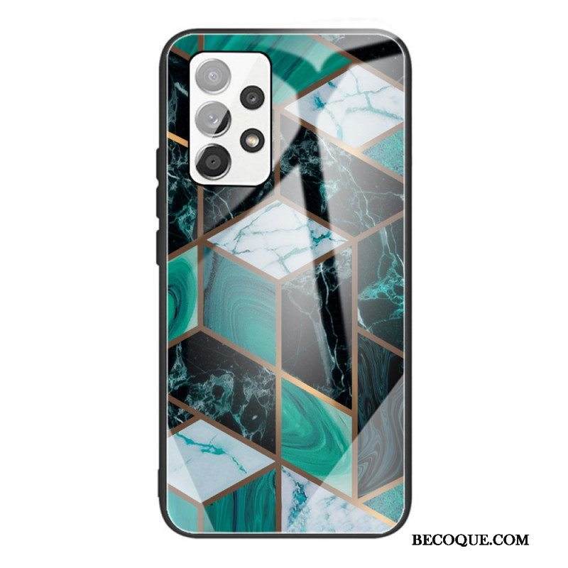 Case Samsung Galaxy A53 5G Geometria Marmori Karkaistu Lasi