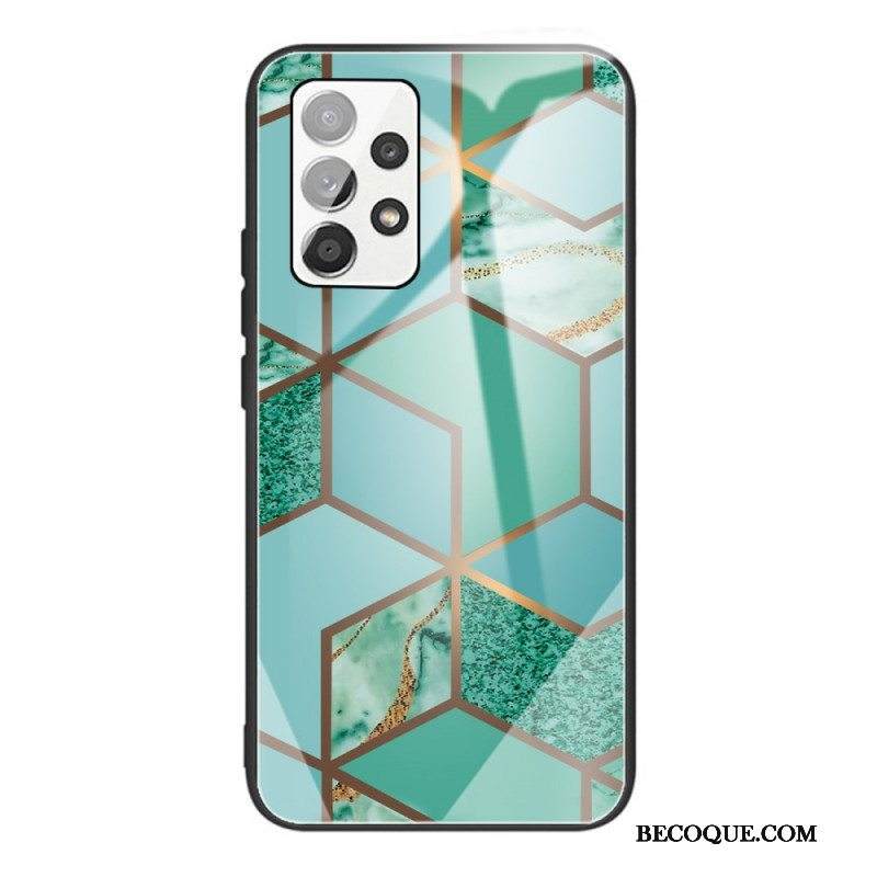 Case Samsung Galaxy A53 5G Geometria Marmori Karkaistu Lasi
