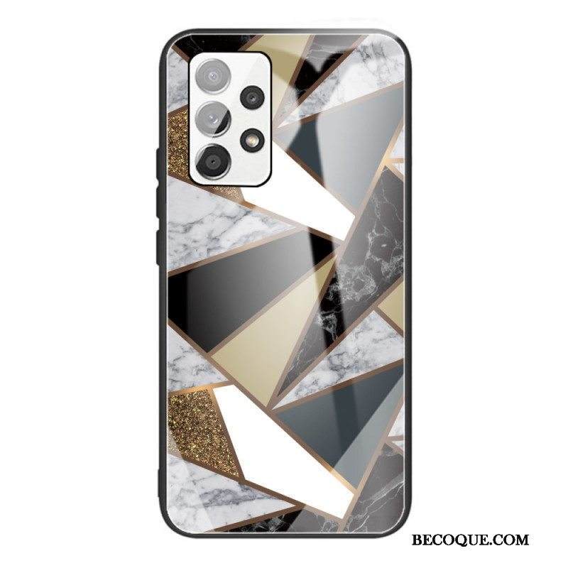 Case Samsung Galaxy A53 5G Geometria Marmori Karkaistu Lasi