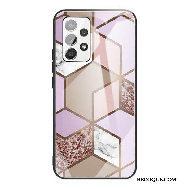 Case Samsung Galaxy A53 5G Geometria Marmori Karkaistu Lasi