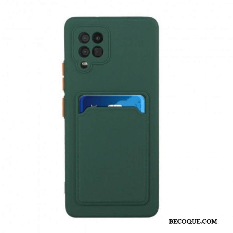 Case Samsung Galaxy M12 / A12 Silikoninen Korttikotelo
