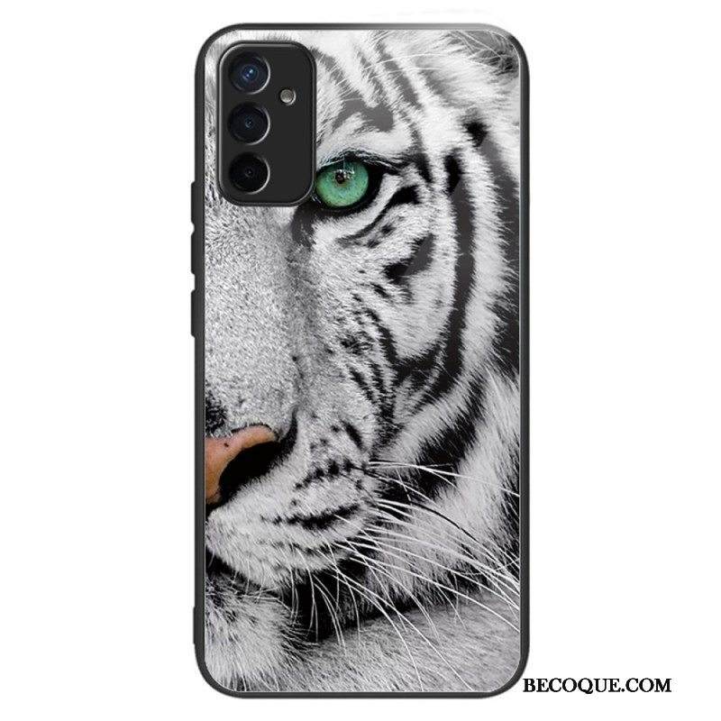 Case Samsung Galaxy M13 Tiger Karkaistu Lasi
