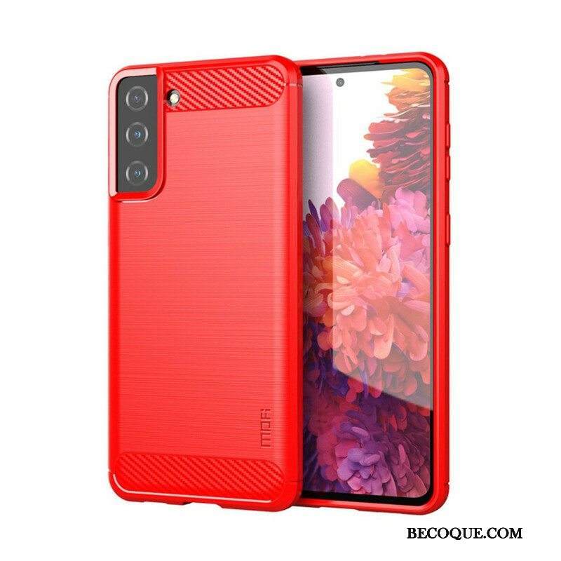 Case Samsung Galaxy S21 Plus 5G Mofi Harjattu Hiilikuitu