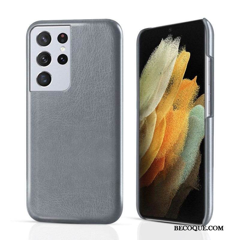 Case Samsung Galaxy S21 Ultra 5G Ksq-nahkaefekti