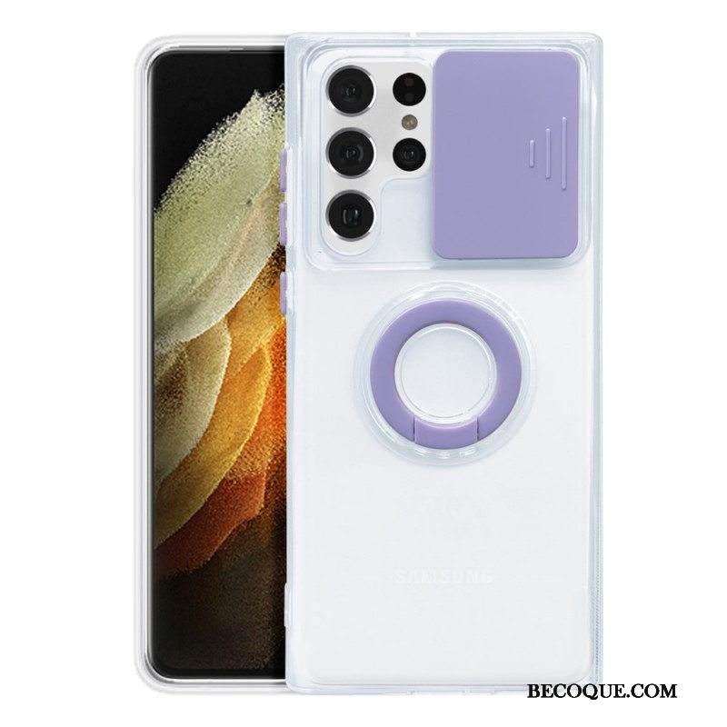 Case Samsung Galaxy S22 Ultra 5G Rengastuki Ja Linssisuojat