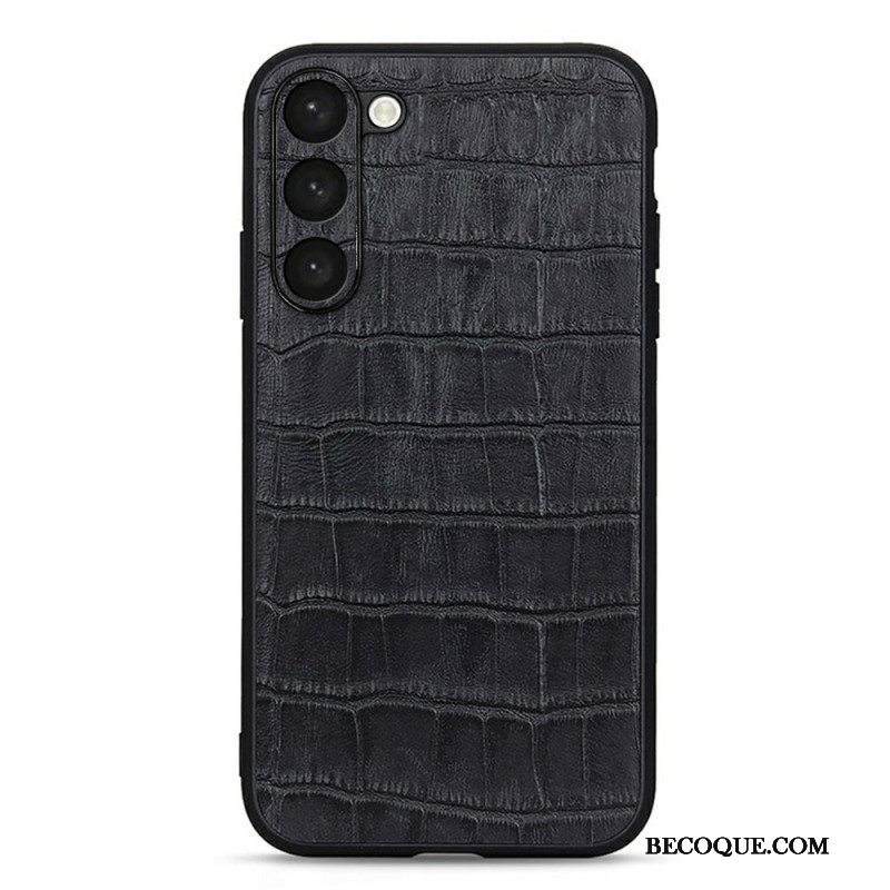Case Samsung Galaxy S23 5G Aitoa Krokotiilityylistä Nahkaa