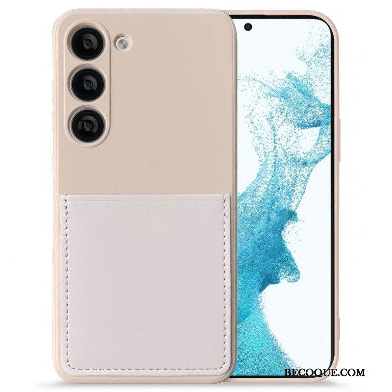 Case Samsung Galaxy S23 5G Nestemäinen Silikonikorttikotelo