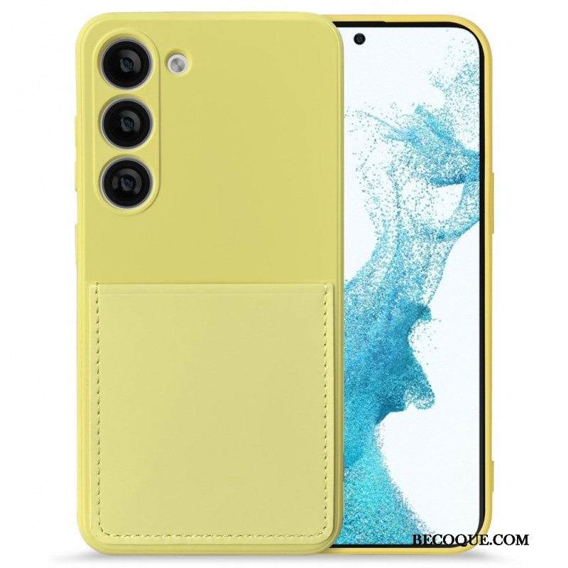 Case Samsung Galaxy S23 5G Nestemäinen Silikonikorttikotelo