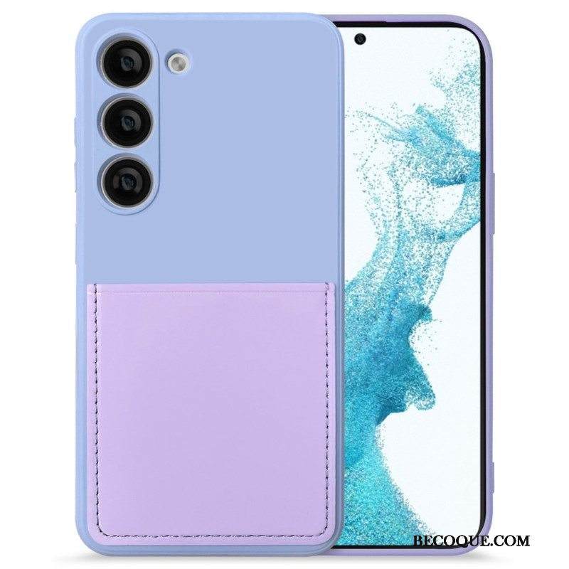 Case Samsung Galaxy S23 5G Nestemäinen Silikonikorttikotelo