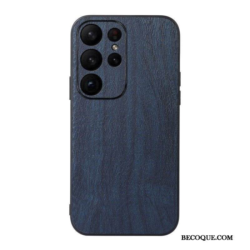 Case Samsung Galaxy S23 Ultra 5G Tyylikäs Nahkainen Puuefekti