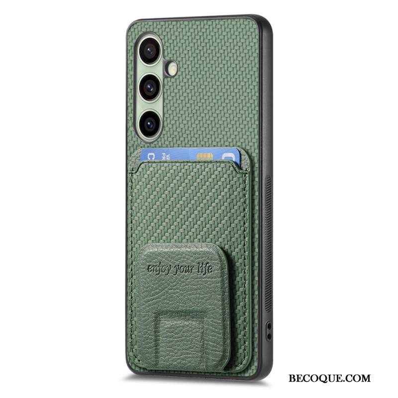 Case Samsung Galaxy S25 5g Puhelinkuoret Hiilikuitukorttikotelo Ja -teline