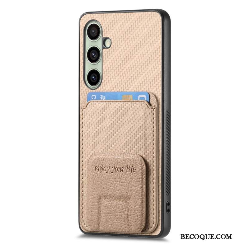 Case Samsung Galaxy S25 5g Puhelinkuoret Hiilikuitukorttikotelo Ja -teline