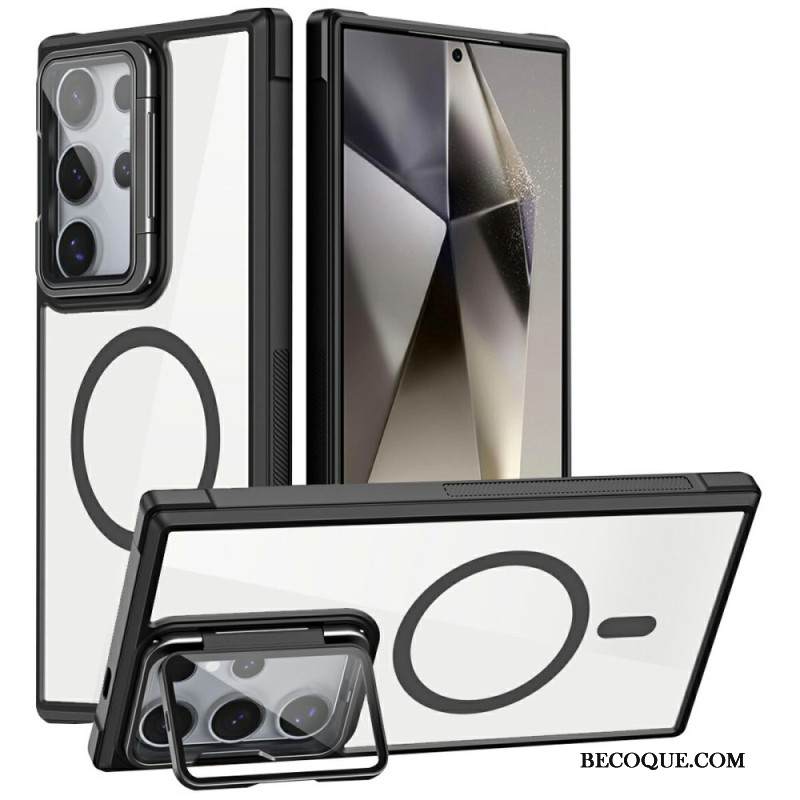 Case Samsung Galaxy S25 Ultra 5g Puhelinkuoret Magsafe-yhteensopiva Sisäänrakennetulla Jalustalla