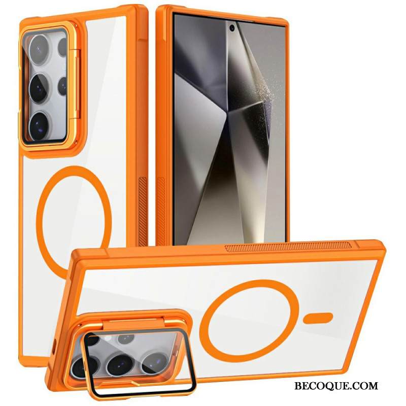 Case Samsung Galaxy S25 Ultra 5g Puhelinkuoret Magsafe-yhteensopiva Sisäänrakennetulla Jalustalla