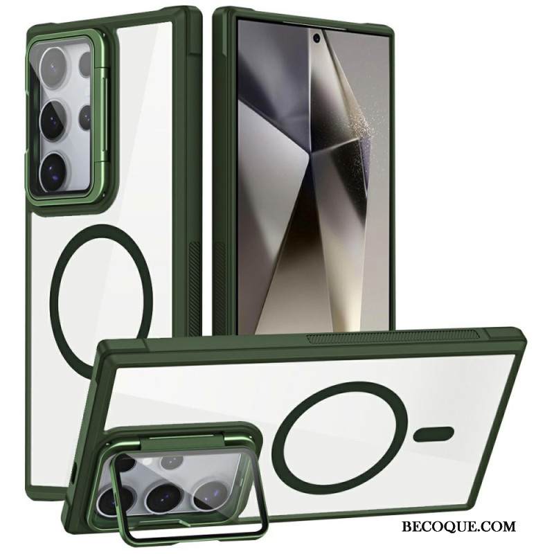 Case Samsung Galaxy S25 Ultra 5g Puhelinkuoret Magsafe-yhteensopiva Sisäänrakennetulla Jalustalla