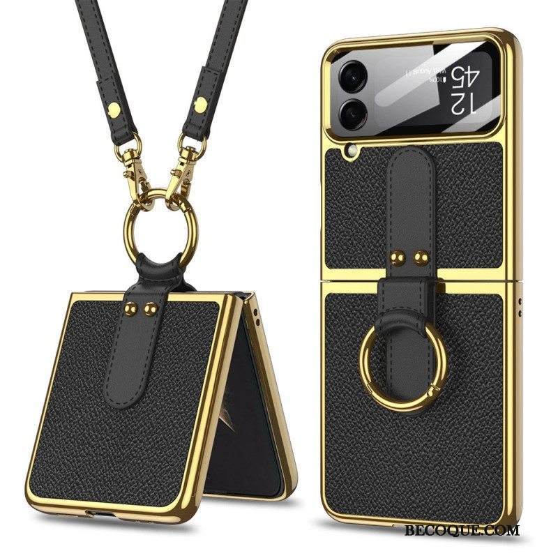 Case Samsung Galaxy Z Flip 4 Kotelot Flip Gkk Olkahihnalla