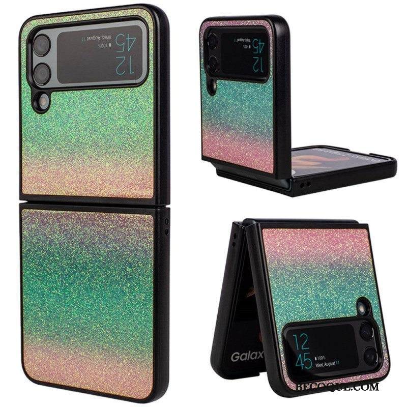 Case Samsung Galaxy Z Flip 4 Kotelot Flip Glitter Gradientit