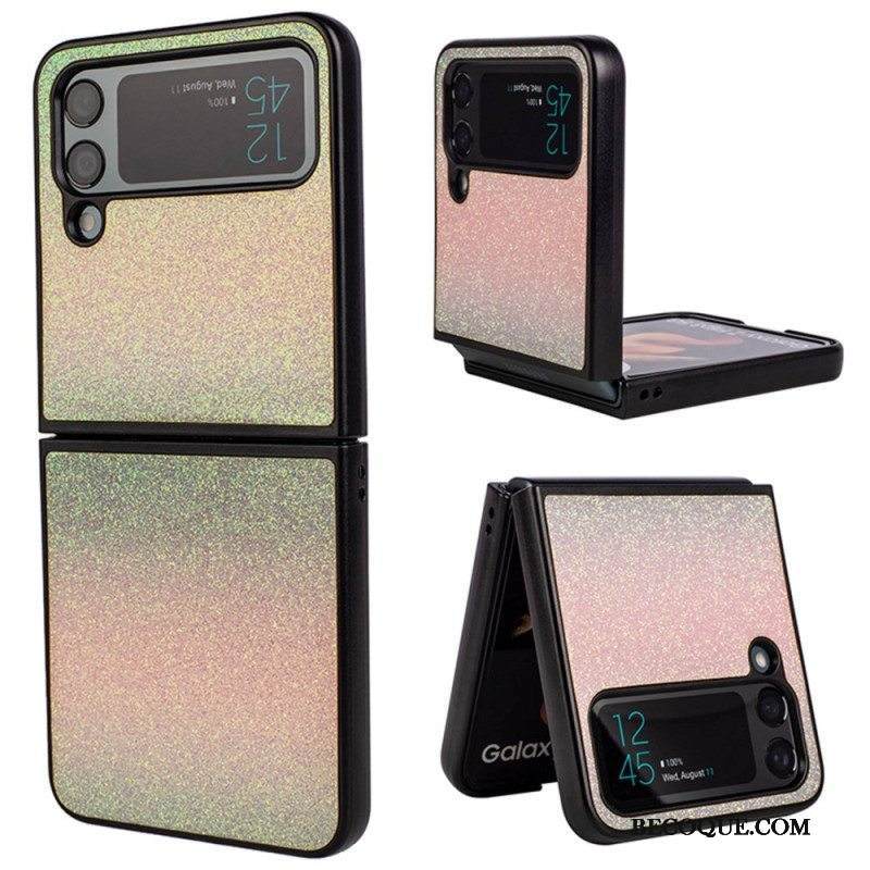 Case Samsung Galaxy Z Flip 4 Kotelot Flip Glitter Gradientit